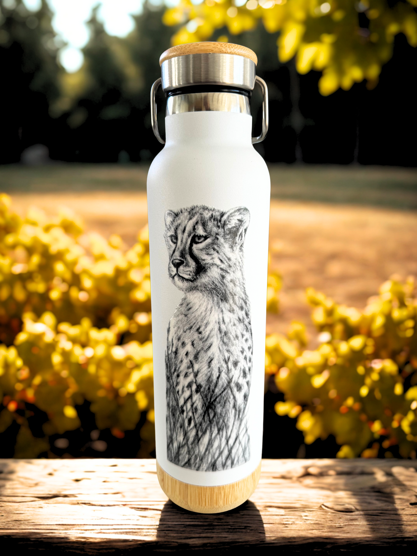 650ml Bamboo Trim Drink Bottle